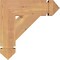 Ekena Millwork Traditional Arts & Crafts Smooth Bracket, Western Red Cedar, 3 1/2"W x 14"D x 14"H BKT04X14X14TRA03SWR - alternate 2